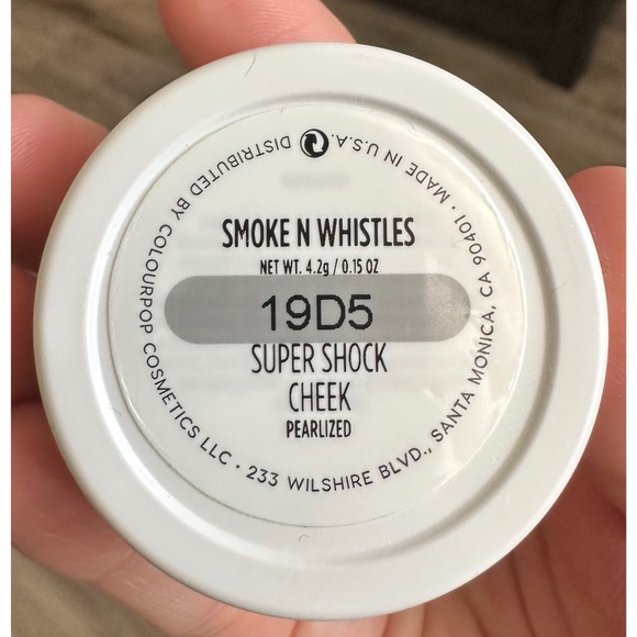 Like New! Colourpop Super Shock Cheek “Smoke N Whistles” Highlighter - Picture 7 of 11